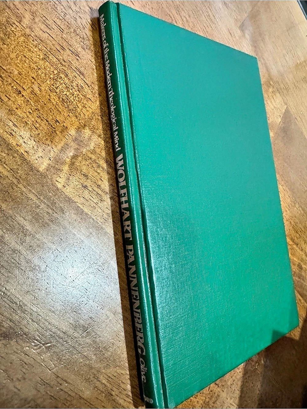 Wolfhart Pannenberg Theology Book Hardback Green 1973 Don H Olive